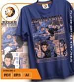 Plantilla diseño de camisetas vectoriales de anime Jujutsu Suguro 2 - Imagen 2