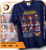 Plantilla diseño de camisetas vectoriales reyes de calles - Imagen 2