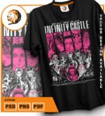 Plantilla de diseño de camiseta  lunas - Imagen 2