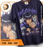 Plantilla de diseño de camiseta  fushiguro - Imagen 2