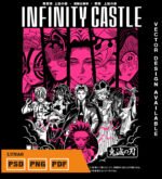 Plantilla de diseño de camiseta  lunas