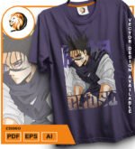 Plantilla diseño de camisetas vectoriales de anime Jujutsu Choso - Imagen 2