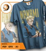 Plantilla diseño de camisetas vectoriales de anime Jujutsu Kento - Imagen 2