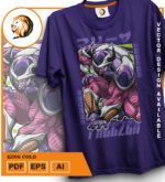 Plantilla de diseño de camiseta vectorial king friza - Imagen 2