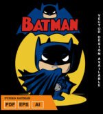 Plantilla diseño de camisetas vectoriales funko murcielago