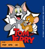 Plantilla diseño de camisetas vectoriales tom