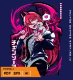 Plantilla de diseño de camiseta vectorial power4