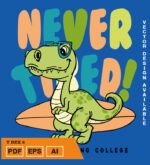 Plantilla diseño de camisetas vectoriales t rex 2