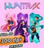 Plantilla de diseño de CAZADORAS 8