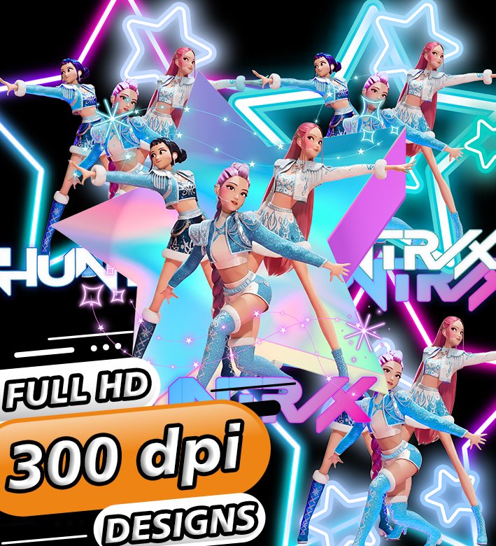 wetetwt Plantilla de diseño de CAZADORAS 9 - Imagen 1