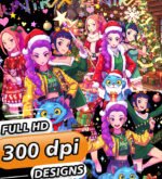 Plantilla de diseño de CAZADORAS 3