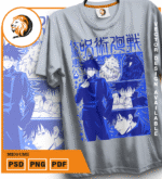 Plantilla de diseño de camisetas  Vector  MEGUMI 4 - Imagen 2