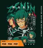 Plantilla de diseño de camisetas  Vector  MAKI